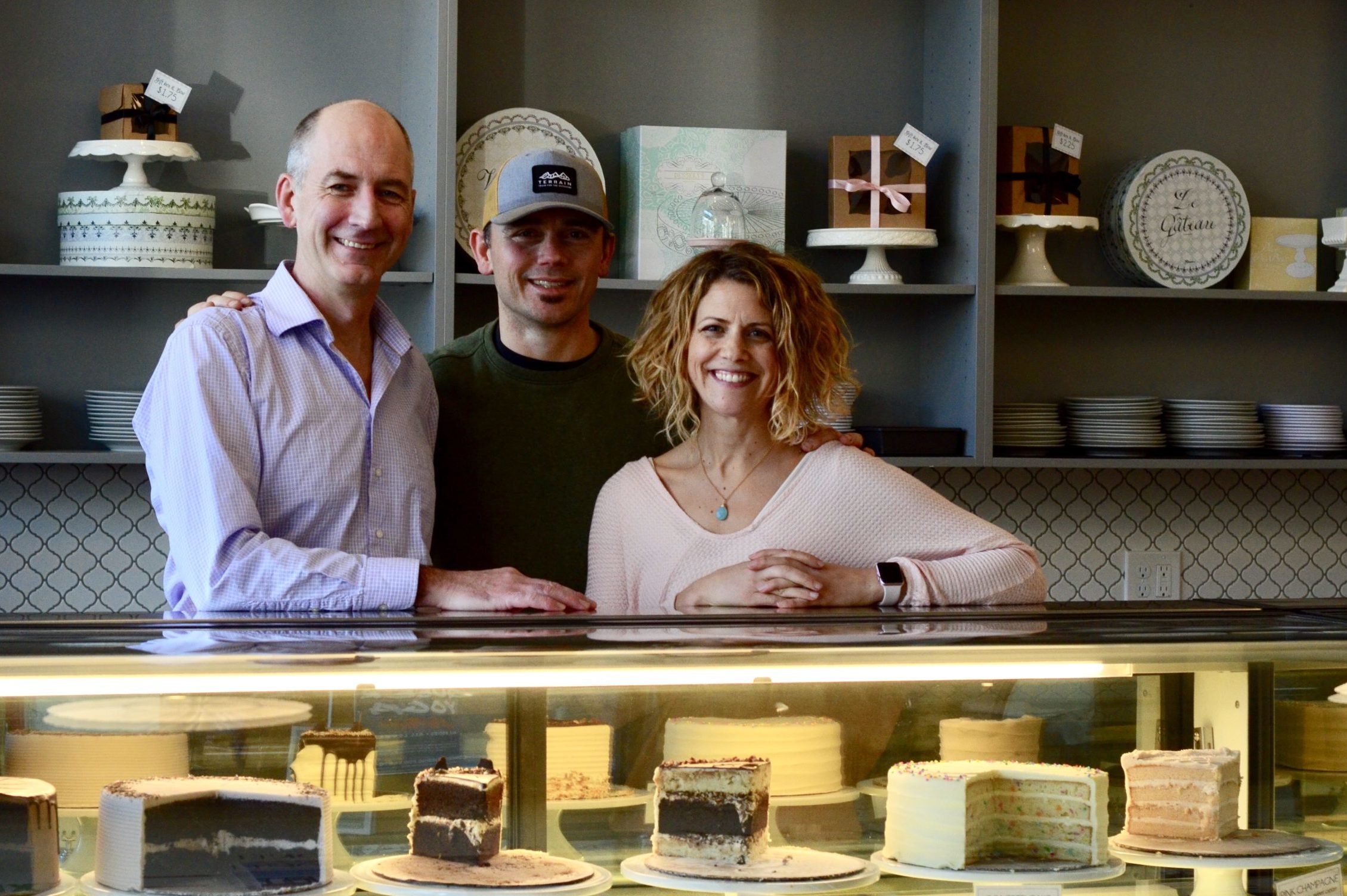 Nick and Andrea Vann (owners) with SBDC advisor Eric Grimstead (L)